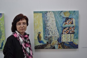 У Луцьку відкрили виставку художниці трьох кольорів