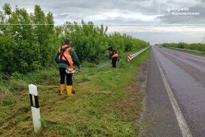 На Волині тривають сезонні роботи з покосу узбіч державних доріг (Фото)