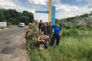 Волинський футболіст в зоні АТО зіграв у футбол із прикордонниками та військовослужбовцями ЗС України  