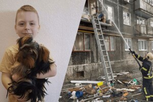 Другокласник врятував себе  і собаку під час вибуху  в будинку