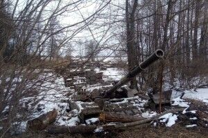 Російське командування завело групу танків у глибоке болото