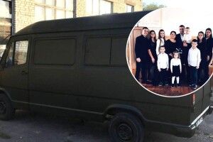 На Рівненщині багатодітний батько віддав свій бус для війська