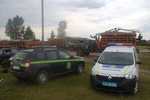Під час перевірки пилорами в Маневицькому районі виявлено лісопродукцію сумнівного походження