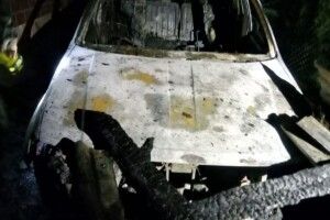 Від палаючого на подвір'ї автомобіля загорілася хата