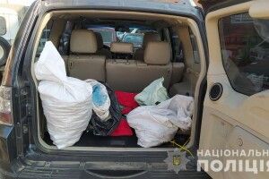 На Рівненщині затримали волинянина з мішками бурштину (фото)