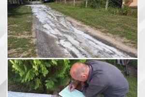 На Волині спіймали чоловіка, який зливав нечистоти на дорогу