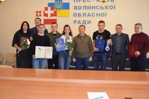 Призерів Всесвітніх ігор з єдиноборств вітали у «Білому домі» Луцька