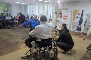 Днями на Волині змагались особливі фехтувальники (Відео)