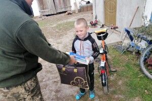 У День захисника військові провідали діток, чиї батьки віддали життя за Україну (Фото)