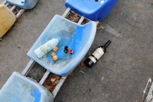 Хто потрощив крісла на стадіоні у Горохові?