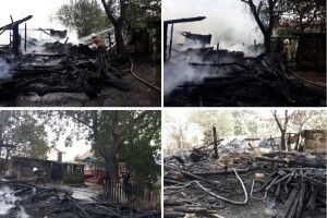 На Рівненщині дотла згоріла клуня і 2 тонни соломи