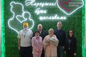 У Володимирській громаді першою у новому році народилася дівчинка