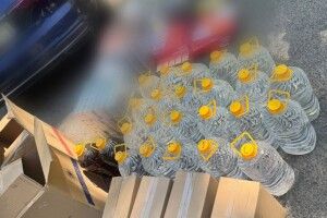 Неподалік Луцька зупинили 19-річного водія з бутлями спирту