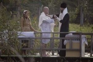 Оксана Марченко в монастирі на Волині стала хресною матір’ю для відомого боксера (Відео)