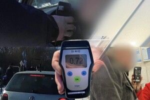 На Волині п'яний водій вимагав повторний тест, але він його не врятував