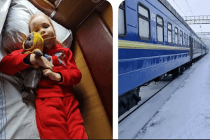 «Укрзалізниця» зробила позапланову зупинку в селі заради хворої дівчинки