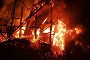 На Горохівщині сталася пожежа: полум'я гасили дві бригади рятувальників