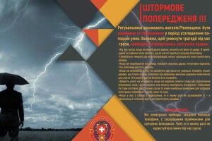 На Рівненщині оголосили штормове попередження