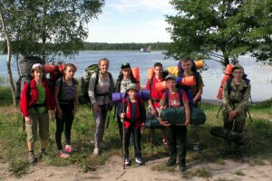 Луцькі школярі пройшлись Поліссям: по 20 кілометрів за день! (фото)