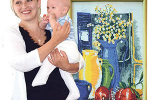 110 «ХРЕСТИКІВ» — НА ОДНОМУ КВАДРАТНОМУ САНТИМЕТРІ ПОЛОТНА!