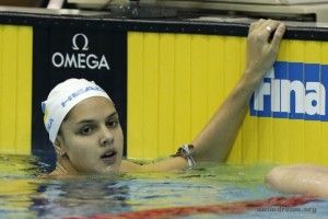 Українка Дарина Зевіна знову виборола золото та срібло на етапі Кубку світу з плавання