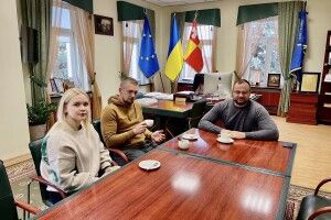 Ігор Поліщук зустрівся з захисником «Азовсталі» (Фото) 