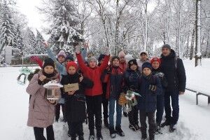 У Цуманській пущі взяли участь у Всеукраїнській акції «Годівничка» (Фото) 