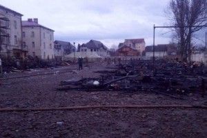 У Коломиї згоріло наметове містечко 10-ї гірничо-штурмової бригади 