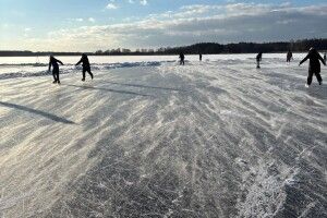 У нацпарку на Волині показали крижану магію озер (Фото)
