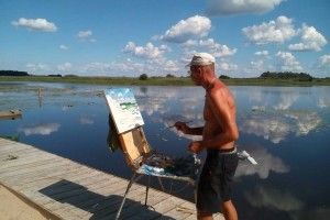 У Сваловичах – «нашестя» художників з Любешова, Ковеля, Житомира, Вараша, Києва та Івано-Франківська