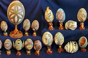 Немає жодного однакового яйця: відомий «Фаберже» із Волині представив нову колекцію робіт