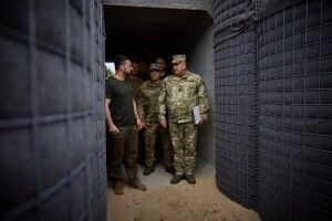 Зеленський ознайомився з процесом будівництва фортифікацій на Волині