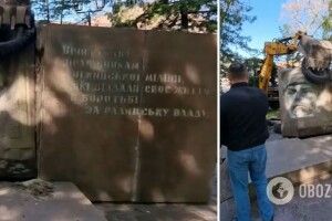 У Ніжині зносять пам'ятник радянським міліціонерам, які намагалися придушити голодний бунт селян