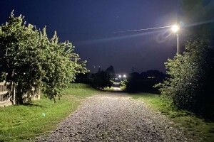 Село на Волині вперше отримало вуличне освітлення