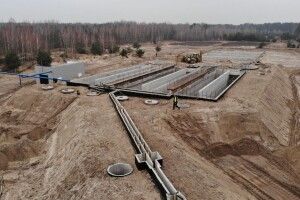 Показали, як у Світязі будують очисні споруди (Фото)