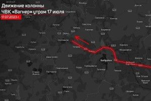 До білорусі прибула ще одна колона «вагнерівців» – моніторинг