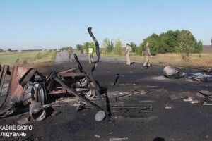 На Херсонщині вибухнула військова вантажівка з пальним