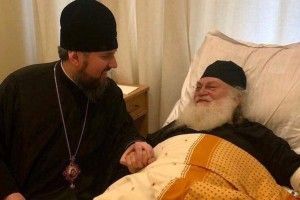 Епіфаній зустрівся з настоятелем афонського монастиря Ватопед