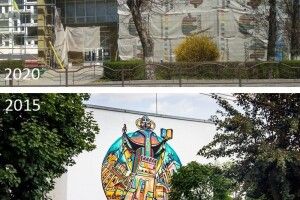 Відомий мурал у Луцьку, який зник після ремонту, відновлять