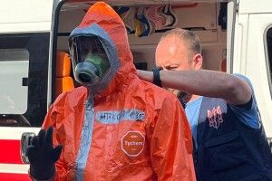 На Волині медики тренувалися надавати допомогу при хімічній атаці