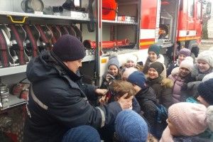Ківерцівські п’ятикласники навідалися до приборкувачів вогню (фото)