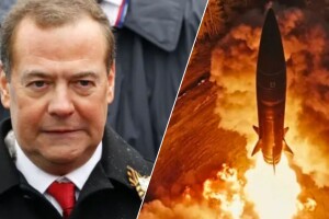 Медведєв опублікував відео удару «Орєшніком» по Львівщині і пригрозив Європі