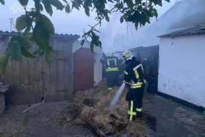 На Волині горіла літня кухня