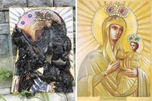 На Волині вандали підпалили Будятичівську чудотворну ікону Божої Матері