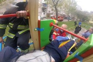 На Волині підліток травмувався на дитячій гірці (Фото) 