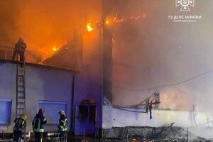 У Луцьку вночі горів ринок (Фото)