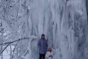 У громаді на Волині з води утворилась арт-інсталяція (Фото)