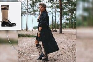 Дружина міністра культури гуляє в лісі в чоботях за $1500