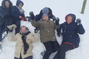 На Горохівщині селяни влаштували снігові гулянки (Фото, відео)
