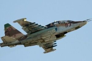 На Херсонщині Повітряні сили збили російський штурмовик Су-25 